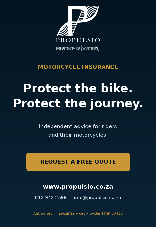 Propulsio Brokerworx motorcycle insurance — request a free quote