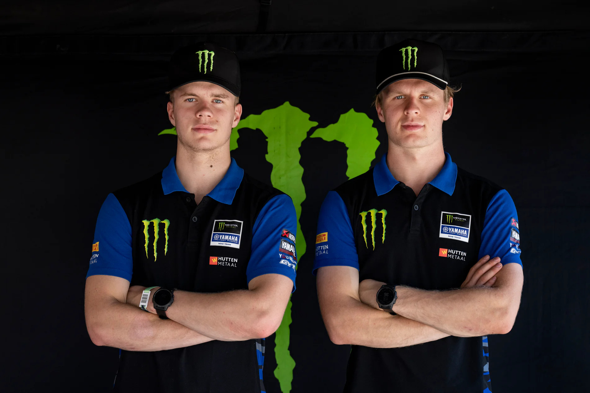 Janis and Karlis Reisulis Yamaha factory MX2 riders