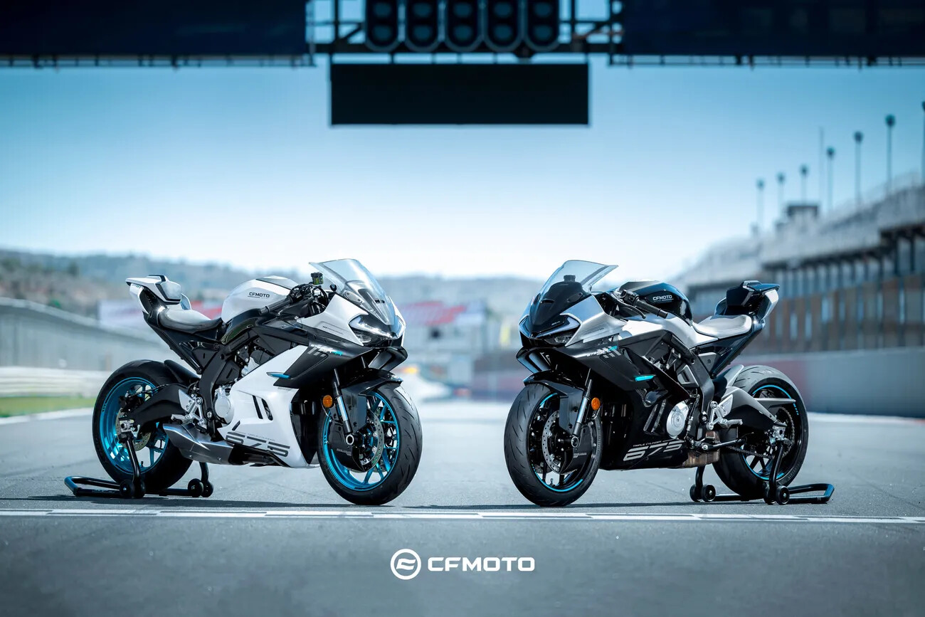 CFMOTO 675SR-R on track